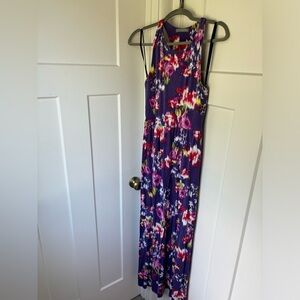Loveapella purple floral maxi dress